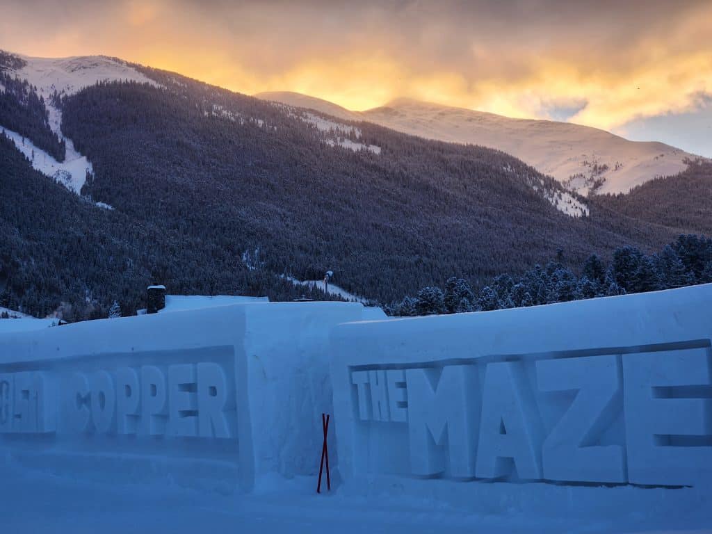 Weave your way through Copper Mountain’s snow maze